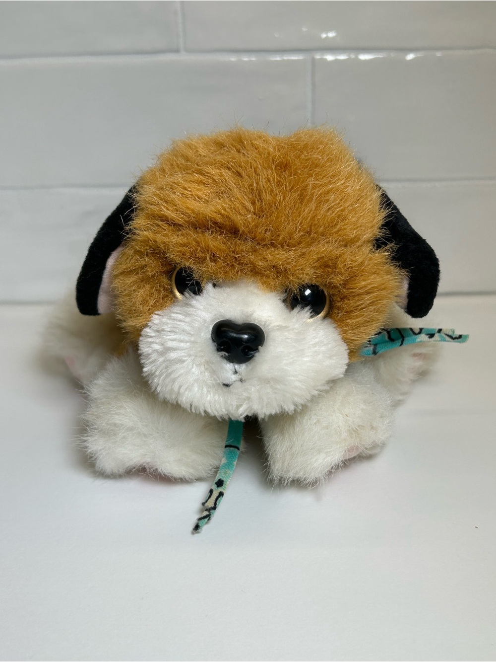 Vintage 90s Tyco Puppy Puppy Puppies Plush Dog Chocolate Chip
